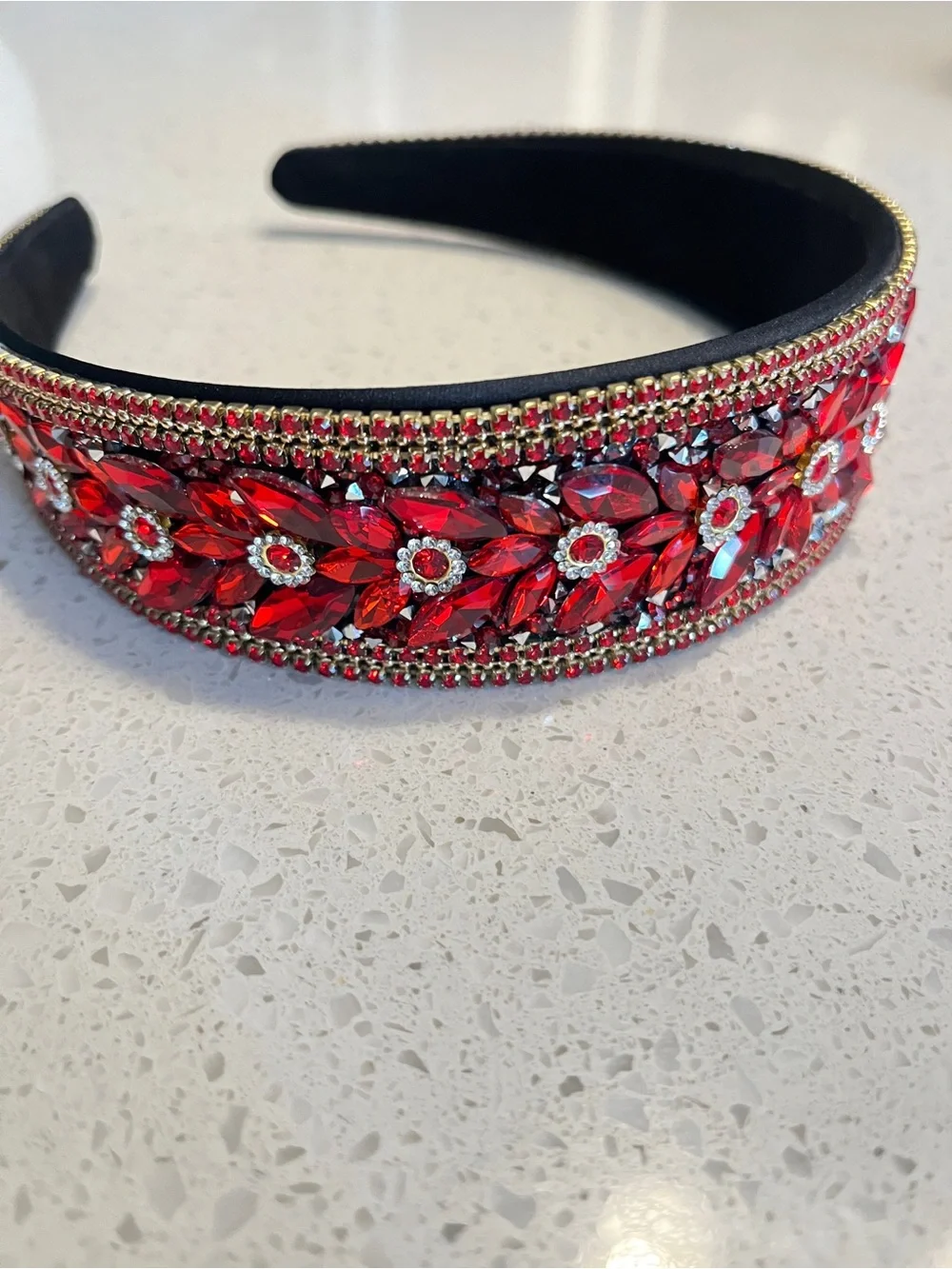 Embellished red Crystal‎ Headband